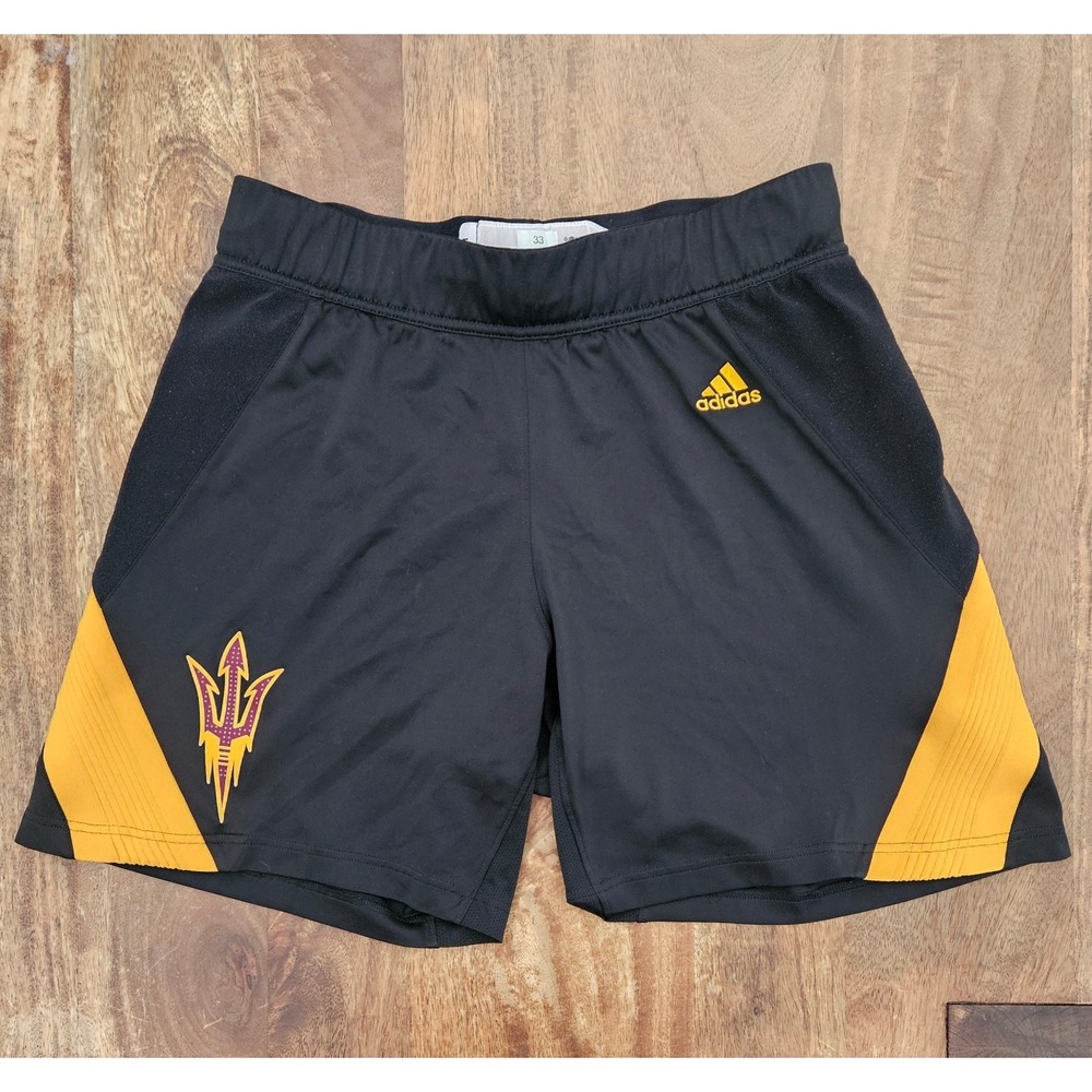 Adidas Arizona State Sun Devils Team Player Issued Basketball Shorts L ASU #33